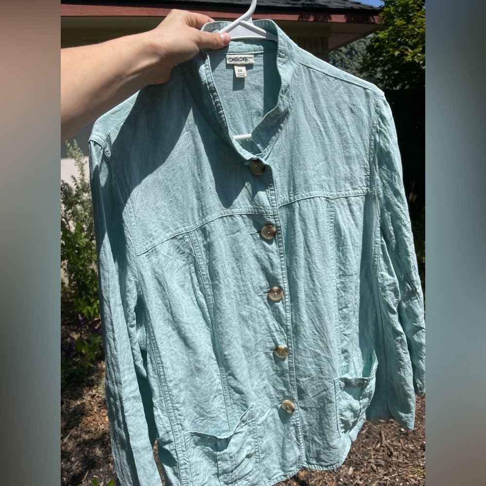 100% Linen Jacket - Picture 10 of 11